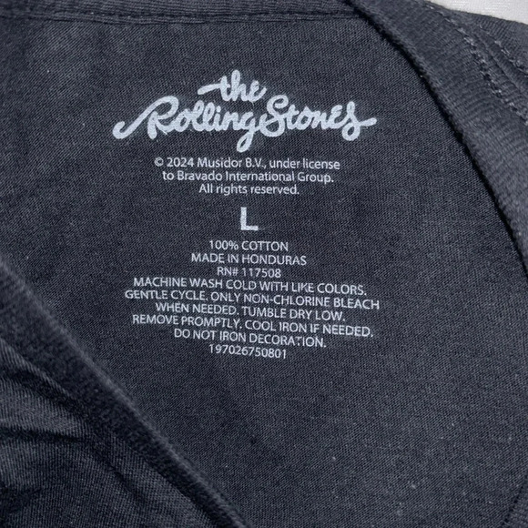 Vintage style tolling  stones Unisex T-shirt Sz L - Picture 5 of 6